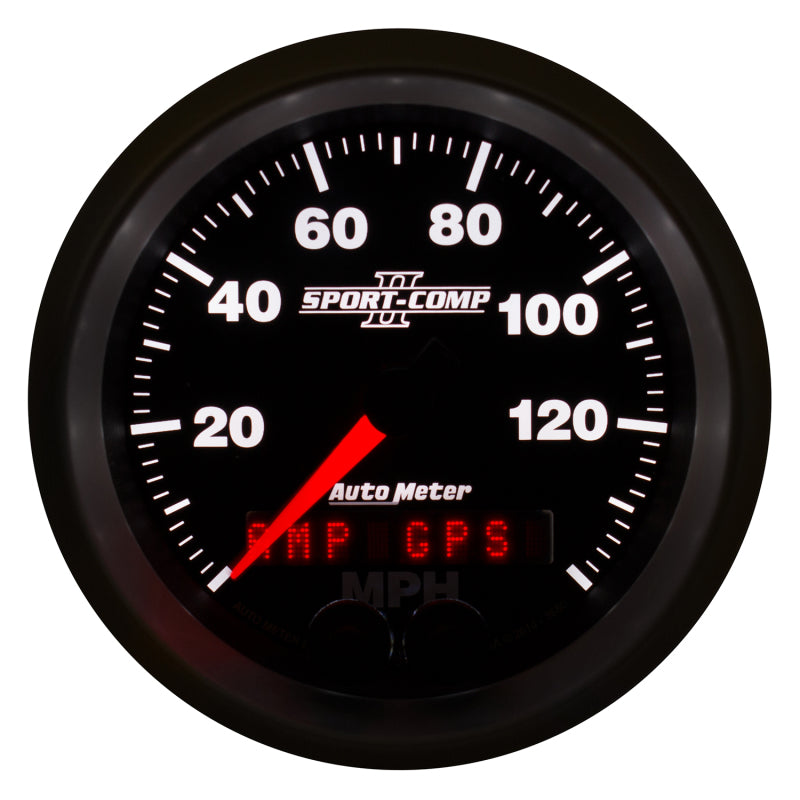 Autometer Sport-Comp II 3-3/8in 0-140MPH In-Dash Electronic GPS Programmable Speedometer-thumbmail-2