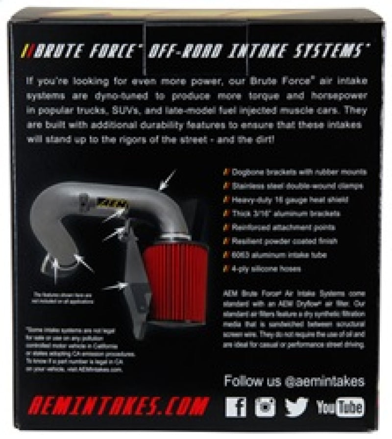 AEM Dryflow Conical Air Filter 6in Base OD x 3.5in Flange ID x 5.25in Height-thumbmail-5