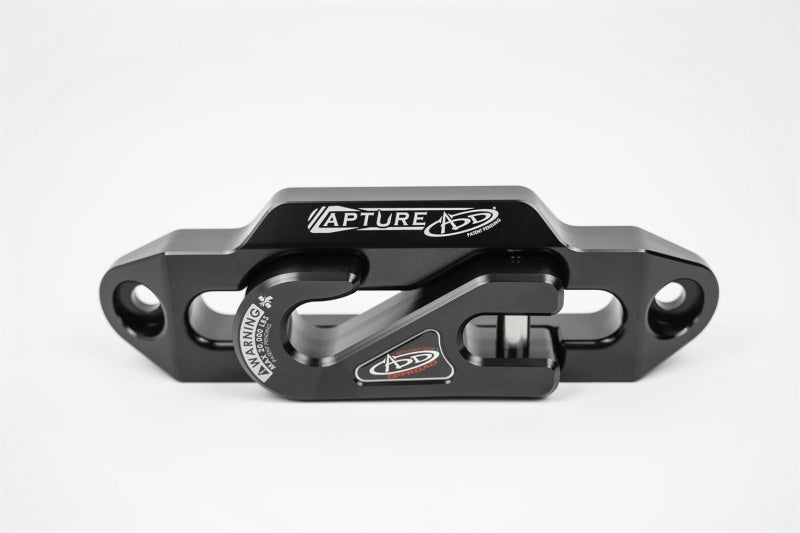 Addictive Desert Designs 1-5/16in Winch Fairlead Plate w/ Recessed Round End Hook - Black-thumbmail-8
