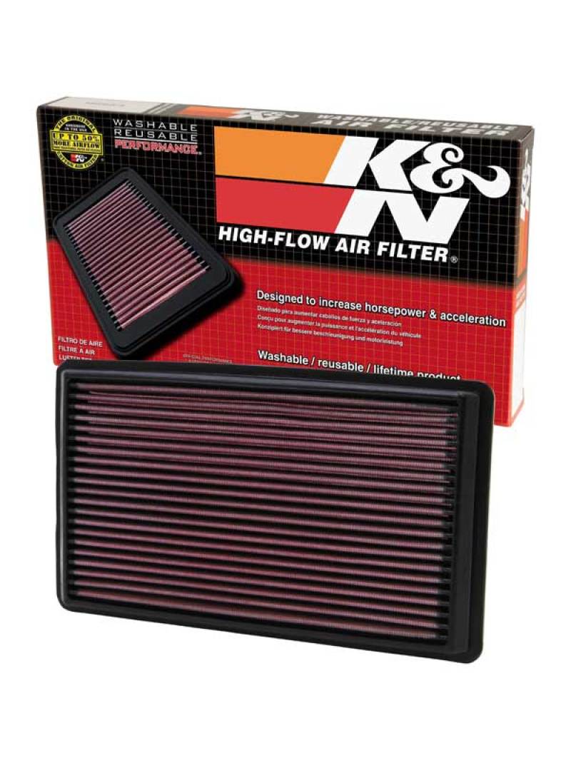K&N 02-07 WRX/STi Drop In Air Filter 11in O/S Length / 6.563in O/S Width / 1.063in Height-thumbmail-5