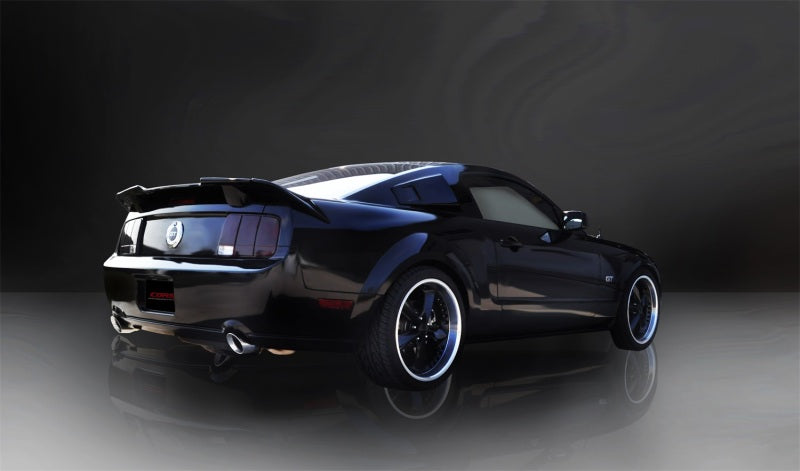 Corsa 05-10 Ford Mustang Shelby GT500 5.4L V8 Polished Sport Axle-Back Exhaust-thumbmail-5