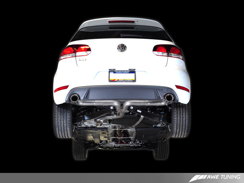 AWE Tuning Mk6 GTI Performance Catback - Chrome Silver Round Tips-thumbmail-7