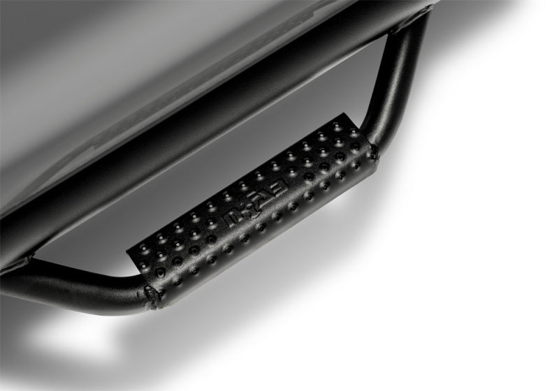 N-Fab Nerf Step 15-17 GMC - Chevy Canyon/Colorado Crew Cab 5ft Bed - Tex. Black - W2W - 3in-thumbmail-2