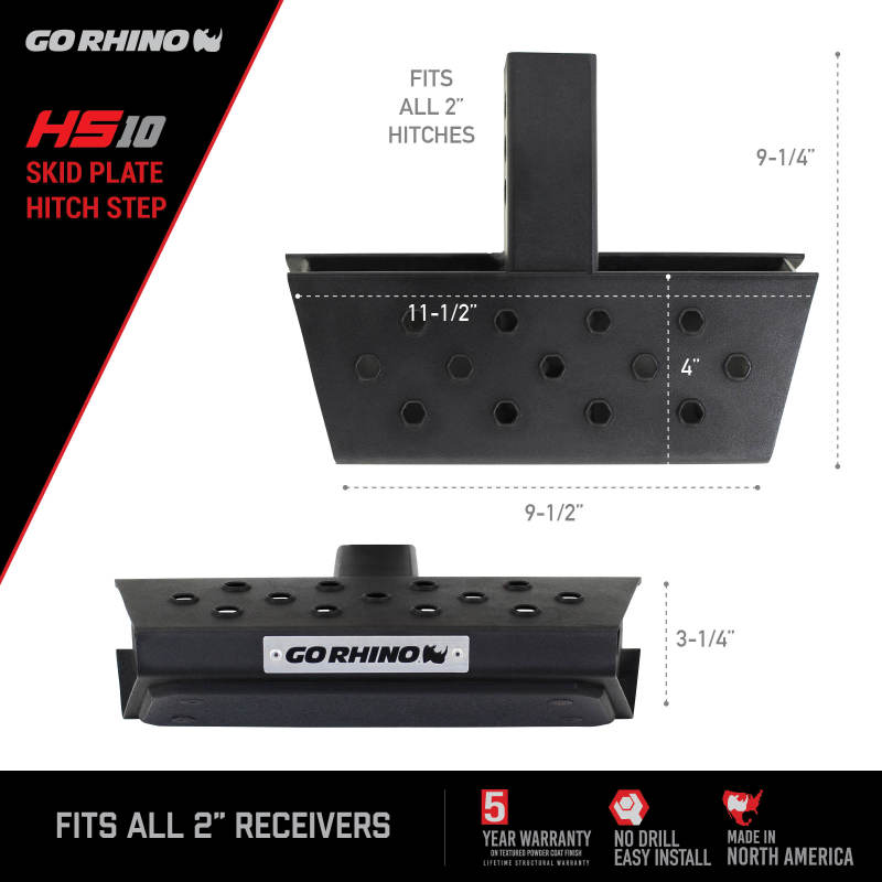 Go Rhino HS-10 Hitch Skid Step-thumbmail-5