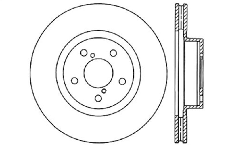 StopTech Slotted & Drilled Sport Brake Rotor-thumbmail-3