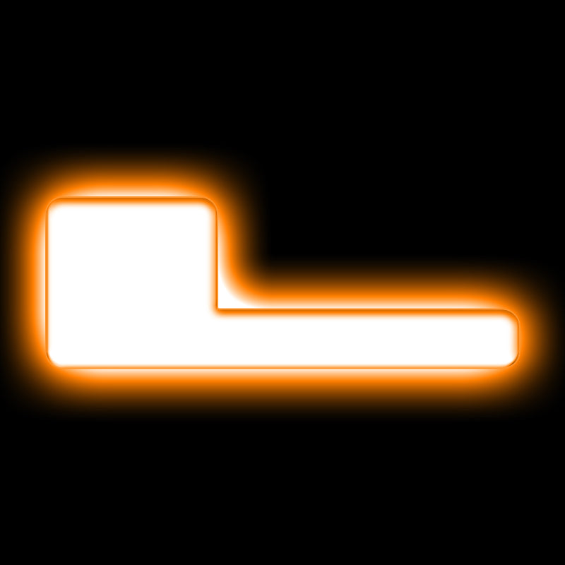 ORACLE Lighting Universal Illuminated LED Letter Badges - Matte White Surface Finish - L-thumbmail-1