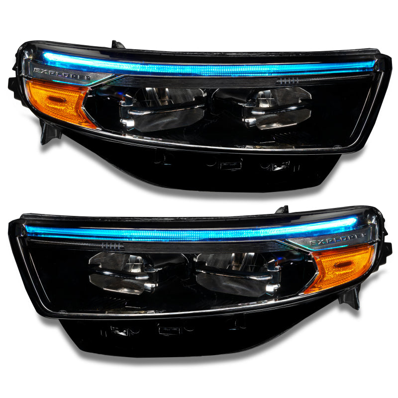 Oracle 20-22 Ford Explorer Dynamic RGB Headlight DRL Upgrade Kit - ColorSHIFT - Dynamic-thumbmail-2