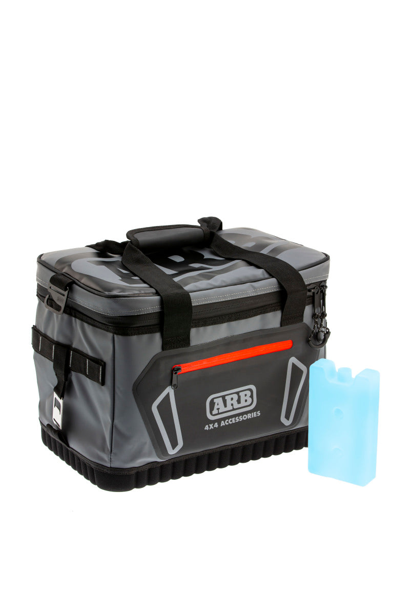 ARB Cooler Bag Charcoal w/ Red Highlights 15in L x 11in W x 9in H Holds 22 Cans-thumbmail-11