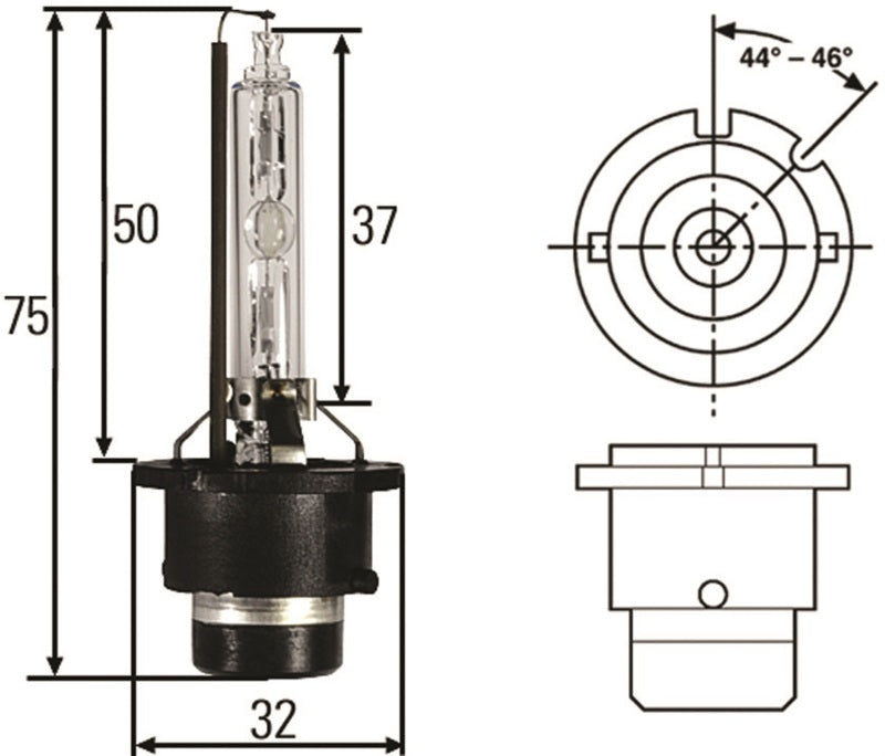 Hella D2S 35W High Intensity Discharge Capsule-thumbmail-11