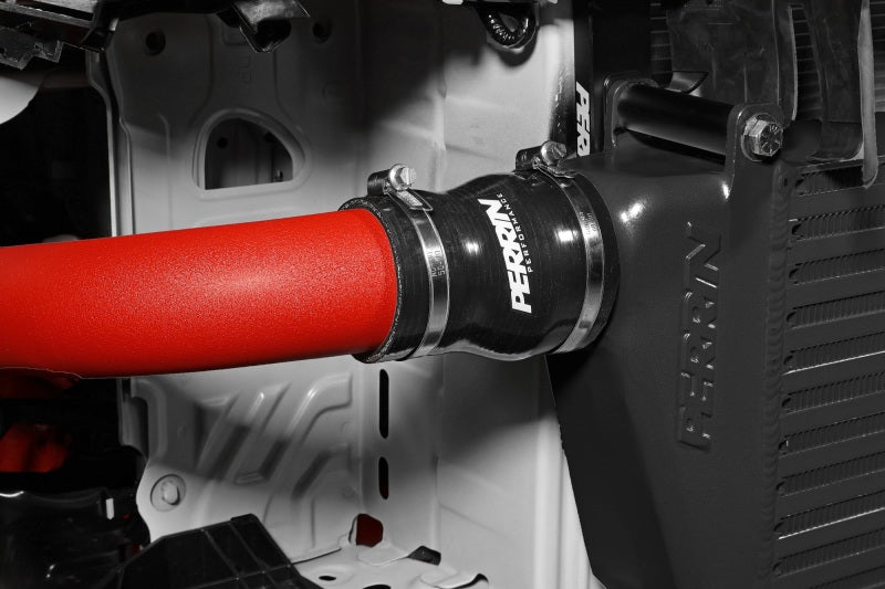 Perrin 22-23 Subaru WRX Front Mount Intercooler Kit (Red Tubes & Black Core)-thumbmail-6