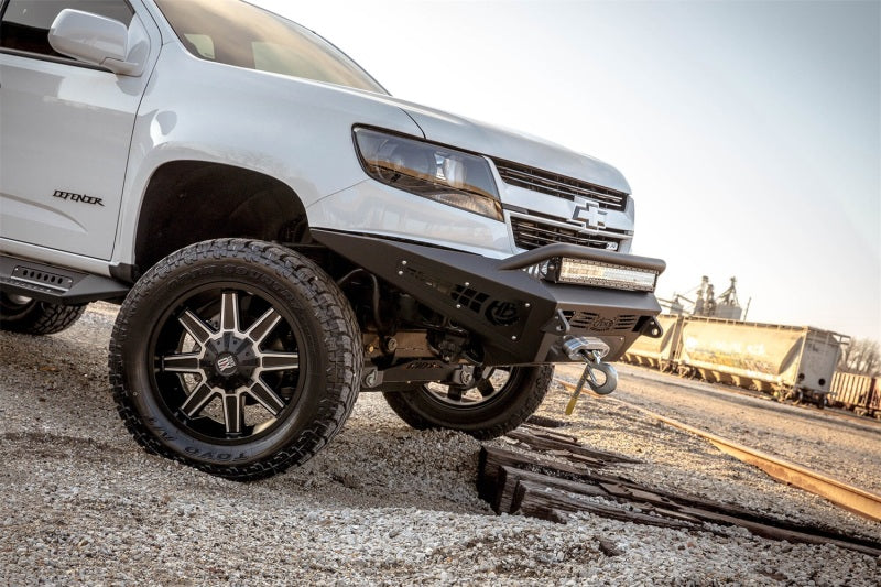 Addictive Desert Designs 15-18 Chevy Colorado HoneyBadger Front Bumper w/ Winch Mount-thumbmail-3