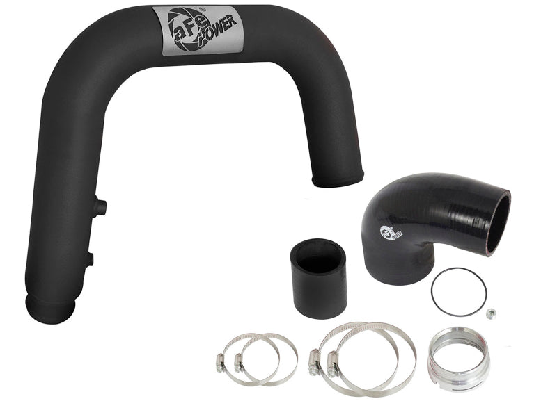 aFe BladeRunner 2.5in Black IC Tube Hot Side w/ Coupling & Clamp Kit 2016 GM Colorado/Canyon 2.8L-thumbmail-6