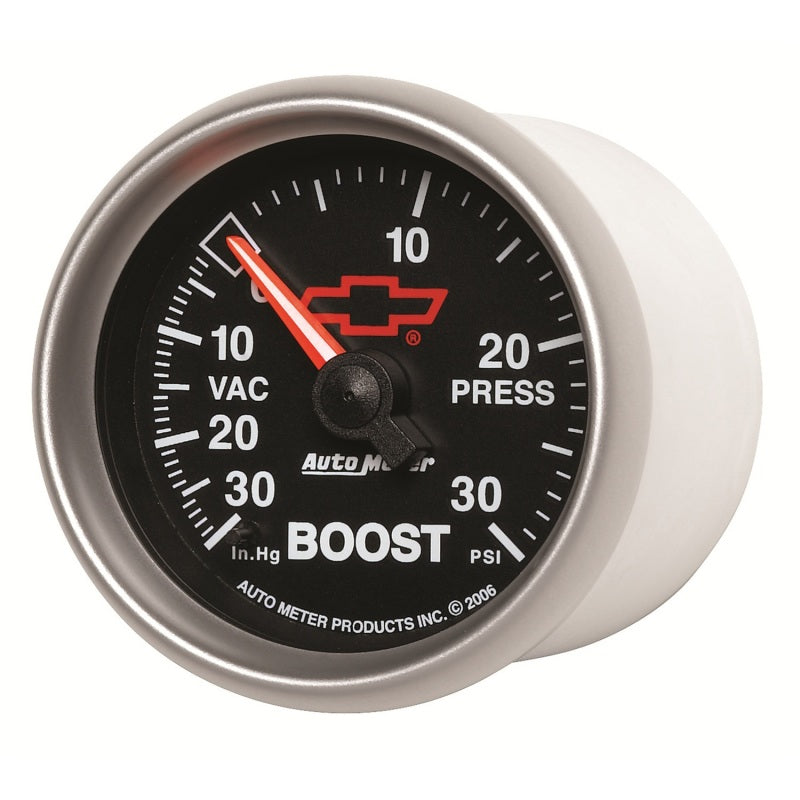Autometer Sport-Comp II GM 52mm 30 PSI Mechanical Boost Vacumm Gauge-thumbmail-2