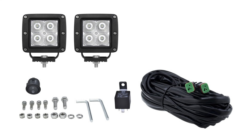 Hella HVF Cube 4 LED Off Road Kit - 3.1in 2X12W-thumbmail-7