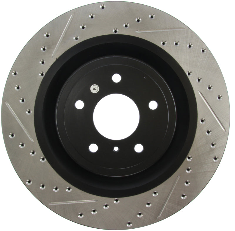 StopTech Infiniti G37 / Nissan 370Z SportStop Slotted & Drilled Front Right Rotor-thumbmail-4