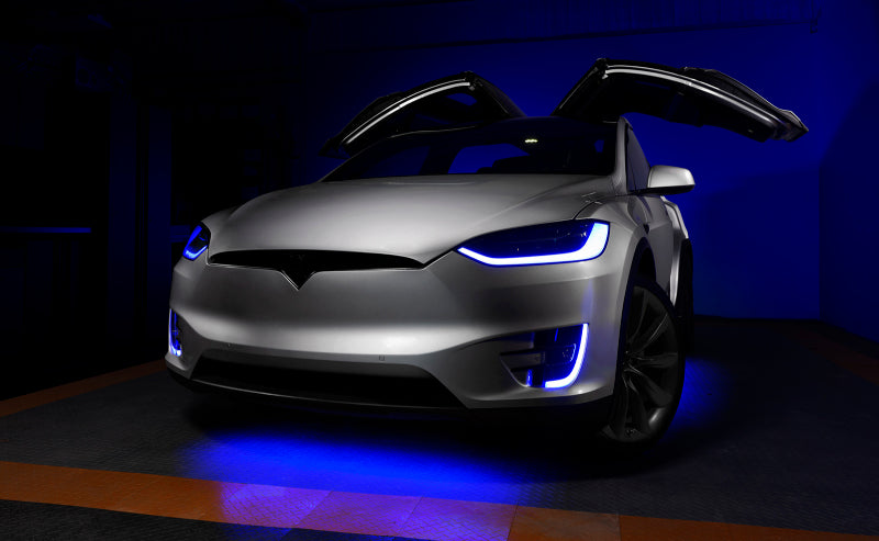 ORACLE Lighting 16-21 Tesla Model X Dynamic ColorSHIFT Headlight & Fog Light DRL Upgrade Kit-thumbmail-5