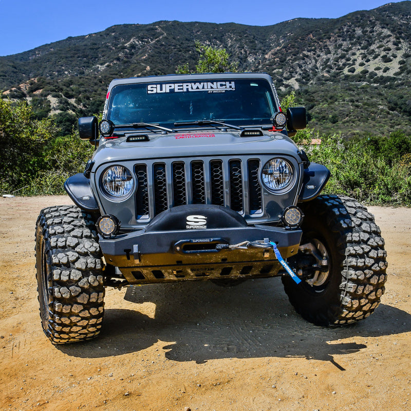 Superwinch Winch Cover for Sx 10000/12000/Talon 9.5 Integrated Winches - Blk Neoprene-thumbmail-2