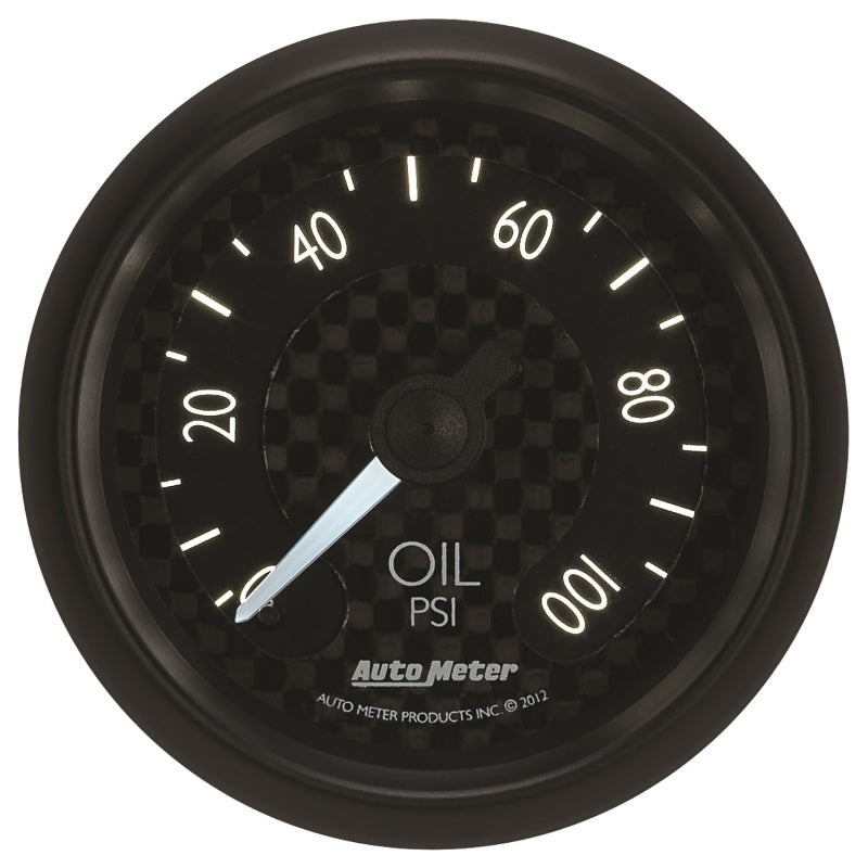 Autometer GT Series 52mm Mechanical 0-100 psi Oil Pressure Gauge-thumbmail-2
