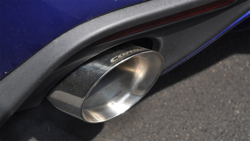 Corsa 15-16 Ford Mustang EcoBoost 2.3T Sport 3in Cat-Back Dual Rear Exit Polished Tips-thumbmail-2