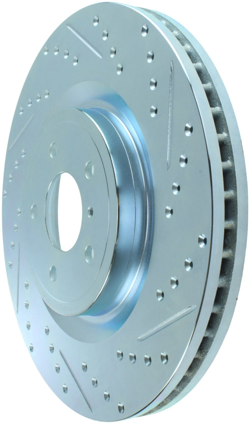 StopTech Select Sport Sport Nissan Slotted and Drilled Front Left Rotor-thumbmail-4