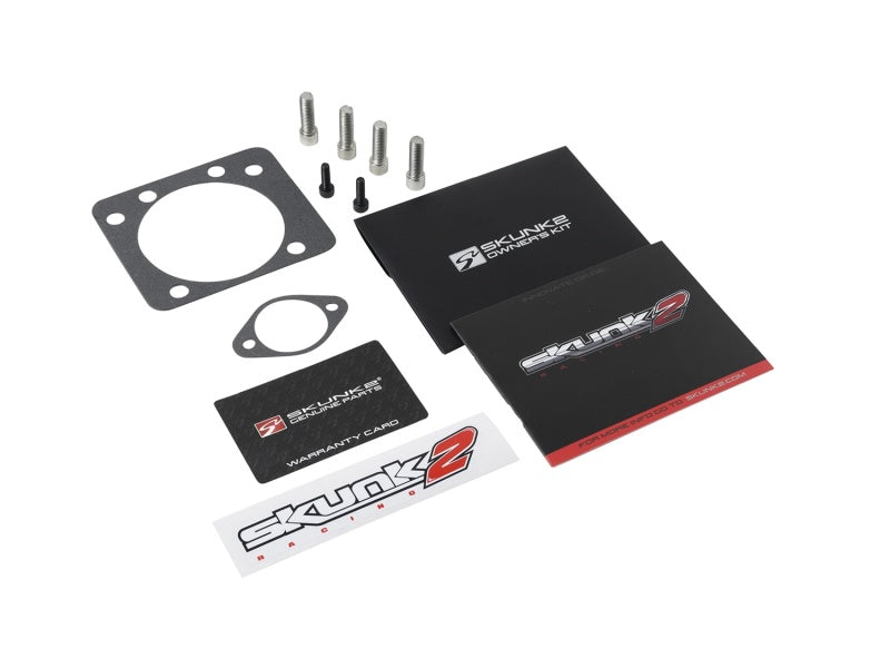 Skunk2 Pro Series Honda/Acura (D/B/H/F Series) 74mm Billet Throttle Body (Black Series) (Race Only)-thumbmail-3