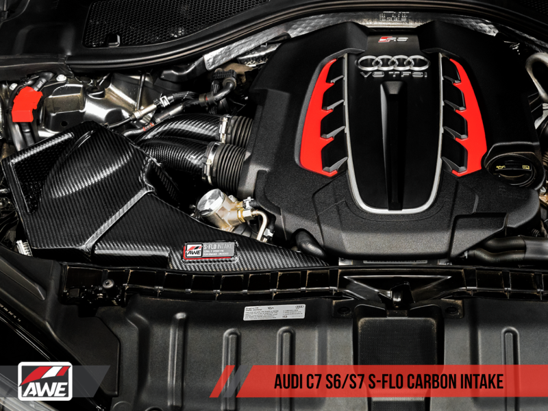 AWE Tuning Audi C7 S6 / S7 4.0T S-FLO Carbon Intake V2-thumbmail-2