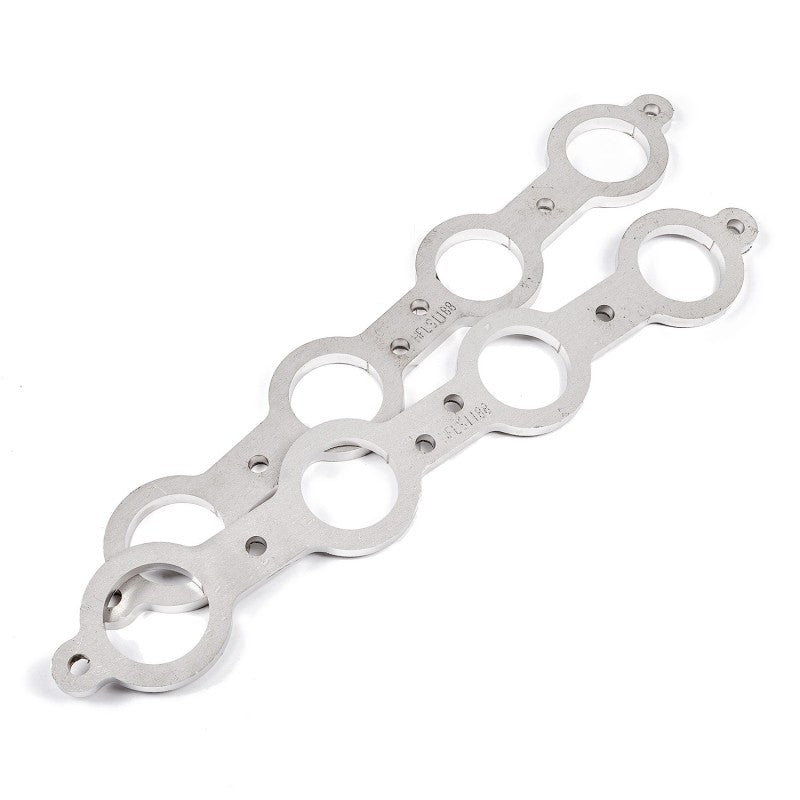 Stainless Works Chevrolet LS1/LS6 Round Port Header 304SS Exhaust Flanges 1-3/4in Primaries-thumbmail-2