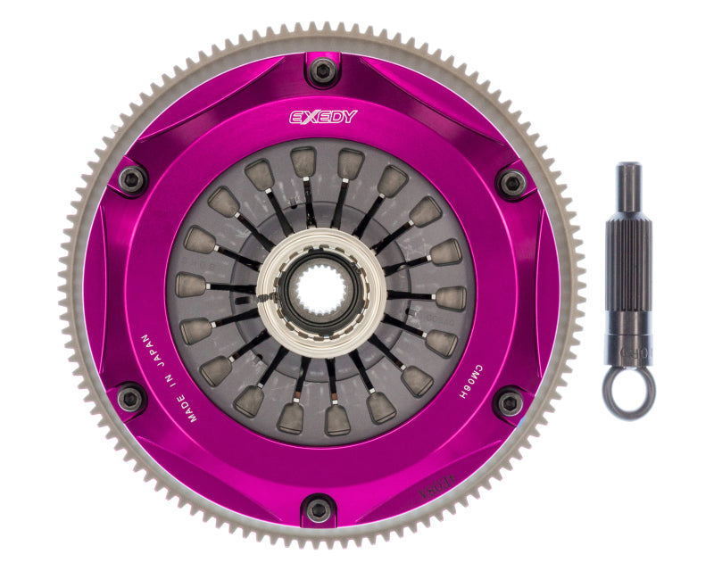 Exedy 2008-2015 Mitsubishi Lancer Evolution GSR L4 Hyper Twin Cerametallic Clutch Sprung-thumbmail-2