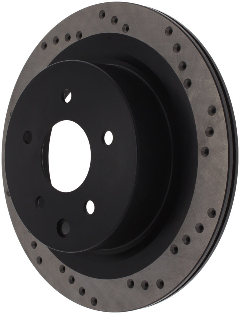 StopTech 08-09 Infiniti EX35 / 05-08 G35 / 09 G37 / 06-09 M35/M45 Drilled Right Rear Rotor-thumbmail-5