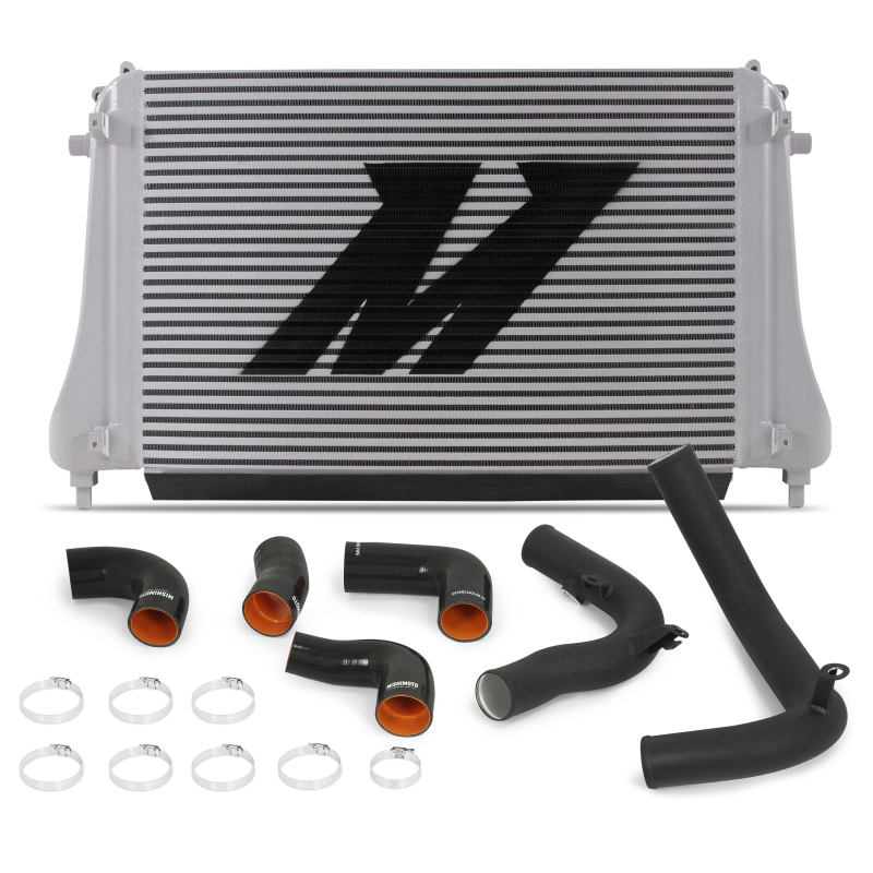 Mishimoto 2015+ VW MK7 Golf TSI / GTI / R Performance Intercooler Kit w/ Pipes (Black)-thumbmail-1