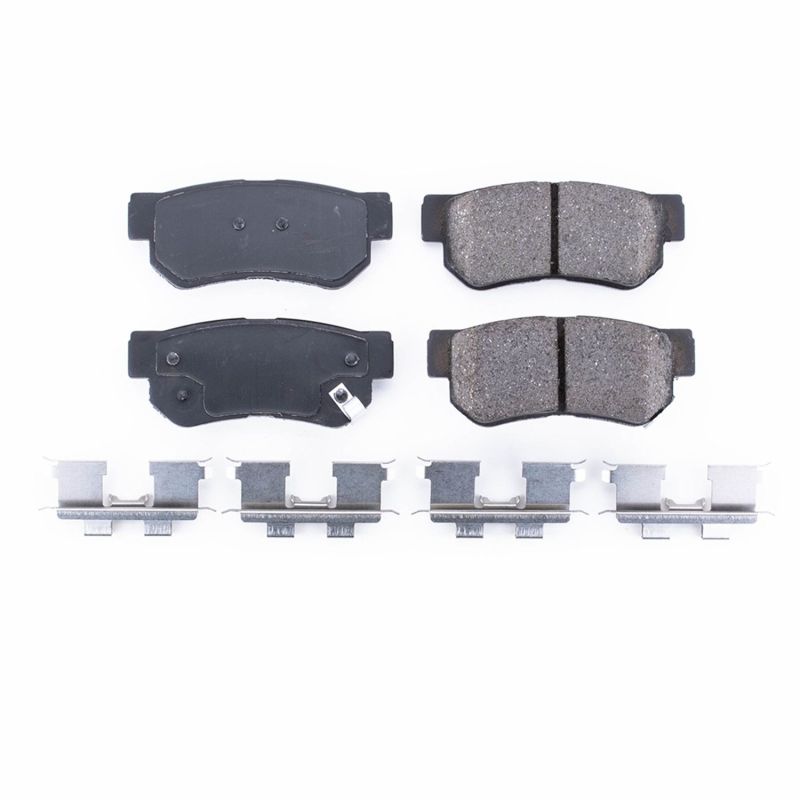Power Stop 06-09 Hyundai Azera Rear Z17 Evolution Ceramic Brake Pads w/Hardware-thumbmail-1