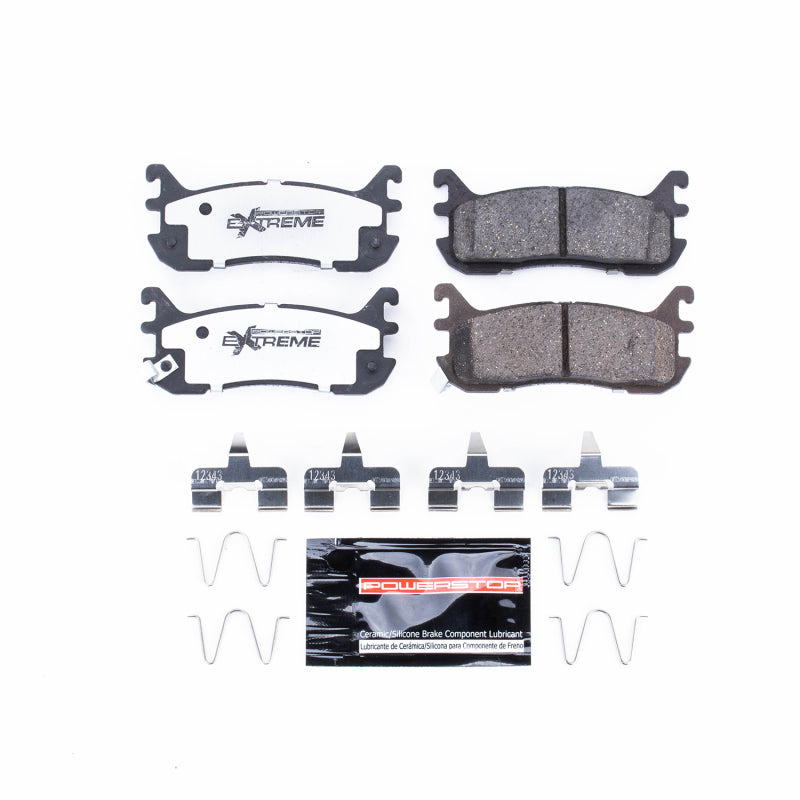 Power Stop 97-03 Ford Escort Rear Z26 Extreme Street Brake Pads w/Hardware-thumbmail-1