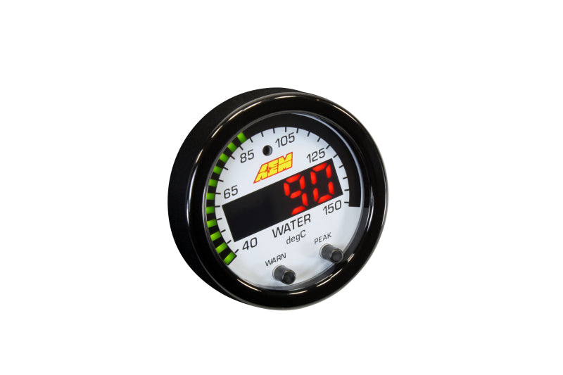 AEM X-Series Temperature 100-300F Gauge Kit (ONLY Black Bezel and Water Temp. Faceplate)-thumbmail-3