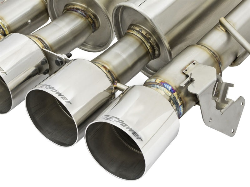 aFe MACHForce XP 3in-2 1/2in Axle Back 304SS Exhaust w/ Polished Tips 15-17 Chevy Corvette Z06-thumbmail-6