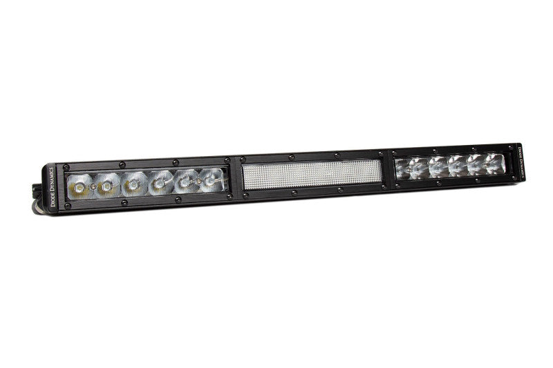 Diode Dynamics 18 In LED Light Bar Single Row Straight Clear Combo Each Stage Series-thumbmail-1