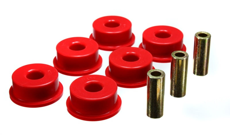 Energy Suspension 10 Chevy Camaro Red Rear Differential Carrier Bushing Set-thumbmail-1