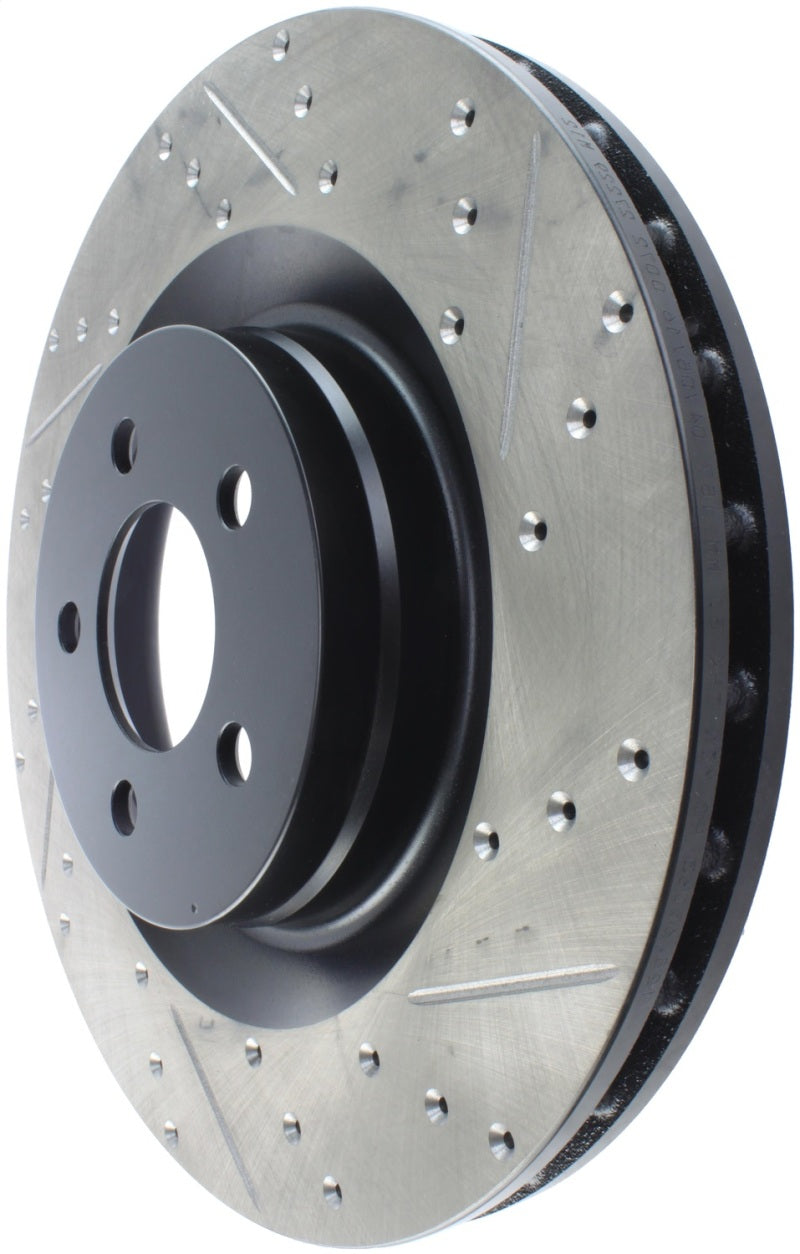 StopTech SportStop 06-09 Chrysler SRT-8 Front Left Drilled & Slotted Rotor-thumbmail-3