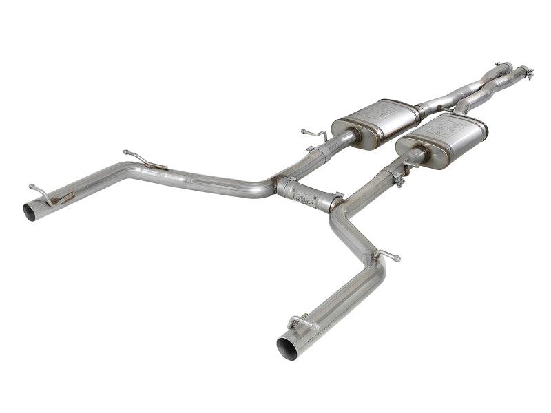 aFe MACH Force-Xp 2-1/2in 304 SS Cat-Back Exhaust 15-19 Dodge Challenger V6-3.6L - Raw Tip-thumbmail-1