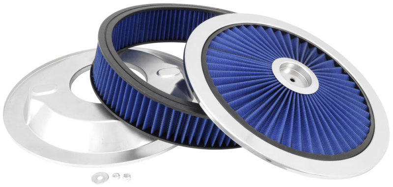 Spectre ExtraFlow HPR Air Cleaner Assembly 14in. x 3in. - Blue-thumbmail-3