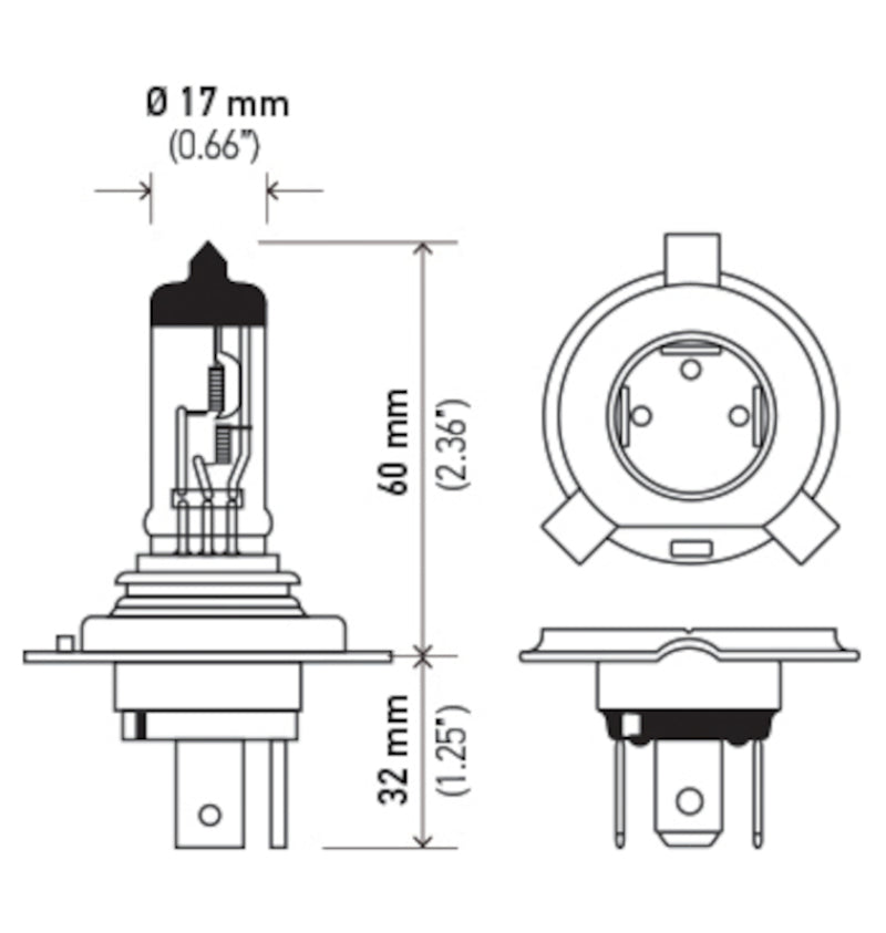 Hella Bulb 9003/Hb2 12V 60/55W P43T T46-thumbmail-3
