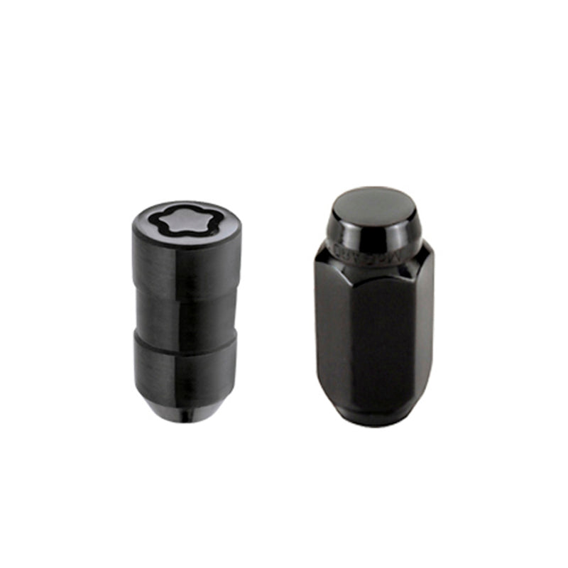 McGard 5 Lug Hex Install Kit w/Locks (Cone Seat Nut) M14X1.5 / 22mm Hex / 1.635in. Length - Black-thumbmail-2