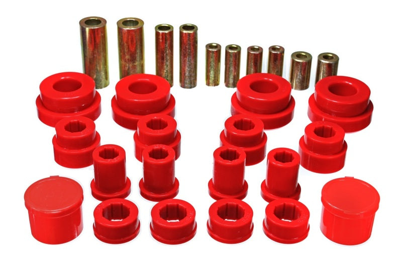 Energy Suspension 02-09 350Z / 03-07 Infiniti G35 Red Front Control Arm Bushing Set-thumbmail-2