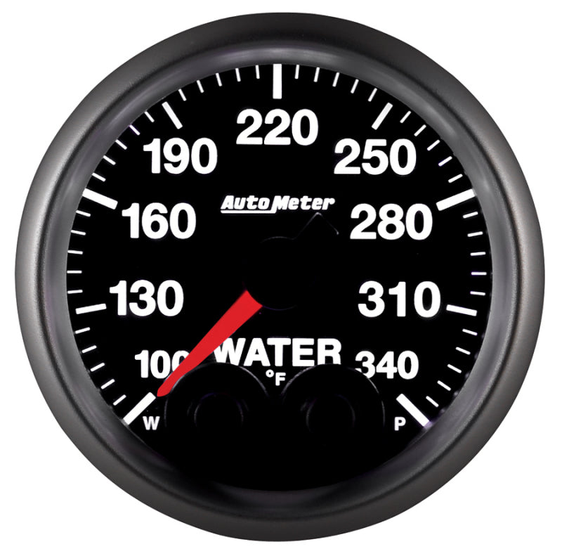 Autometer Elite 52mm 100-340 Deg F Water Temperature Peak and Warn Gauge w/ Electonic Control-thumbmail-3
