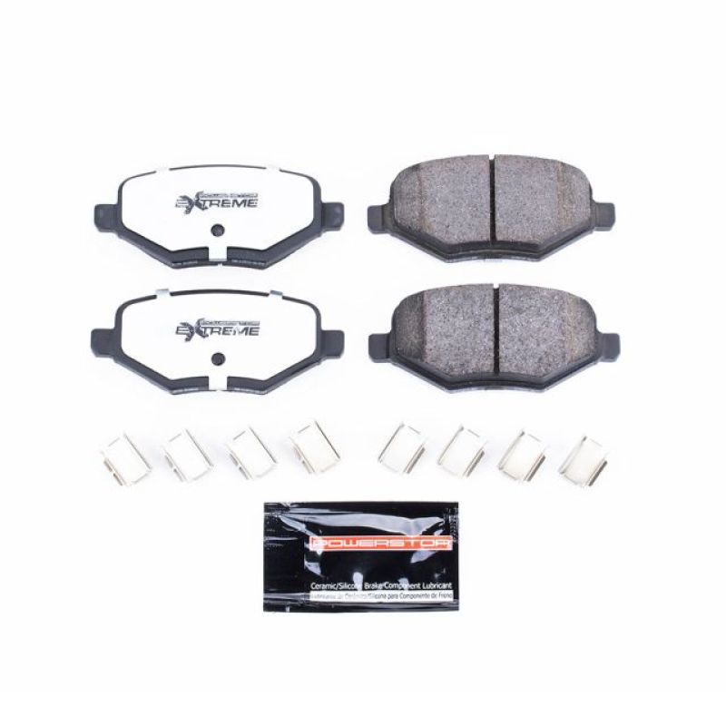 Power Stop 14-15 Ford Edge Rear Z36 Truck & Tow Brake Pads w/Hardware-thumbmail-1