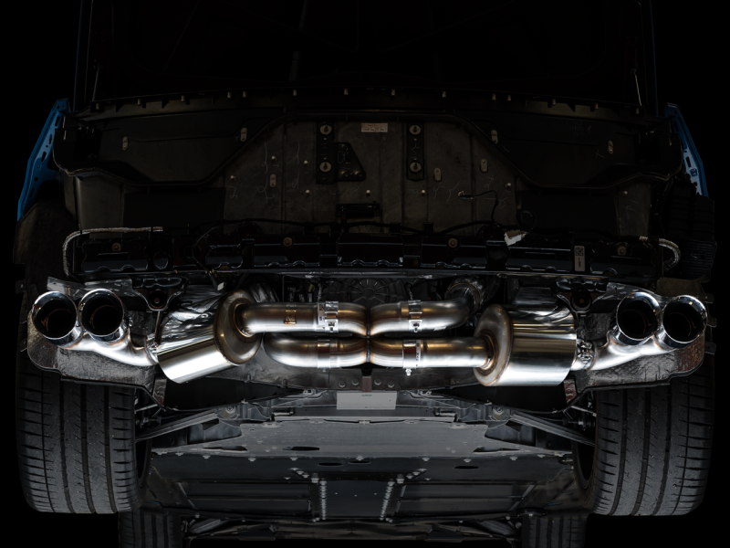 AWE Tuning 2020 Chevrolet Corvette (C8) Touring Edition Exhaust - Quad Chrome Silver Tips-thumbmail-5
