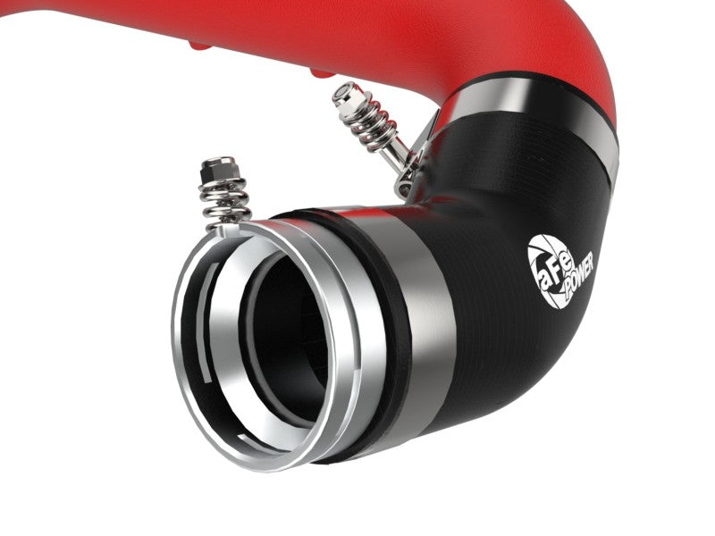 aFe BladeRunner Red 2-3/4in Aluminum Charge Pipe 2021 Toyota Supra GR (A90) I4-2.0L (t) B48-thumbmail-3