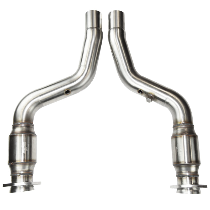 Kooks 11-13 Charger SRT8 3inx 2 3/4in GREEN Cat SS Conn. Pipes-thumbmail-4