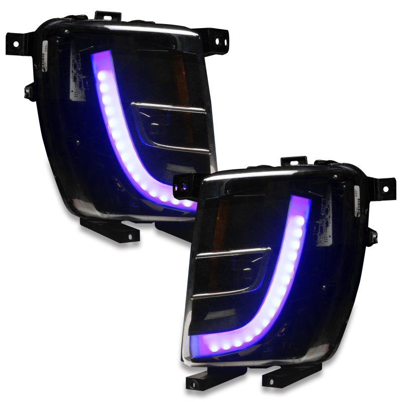 ORACLE Lighting 16-21 Tesla Model X Dynamic ColorSHIFT Headlight & Fog Light DRL Upgrade Kit-thumbmail-20