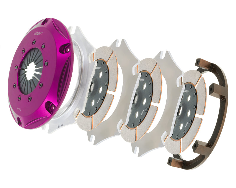 Exedy Universal Builder Series Triple Metallic Clutch Does NOT Incl FW Req. Custom Clutch Actuation-thumbmail-2