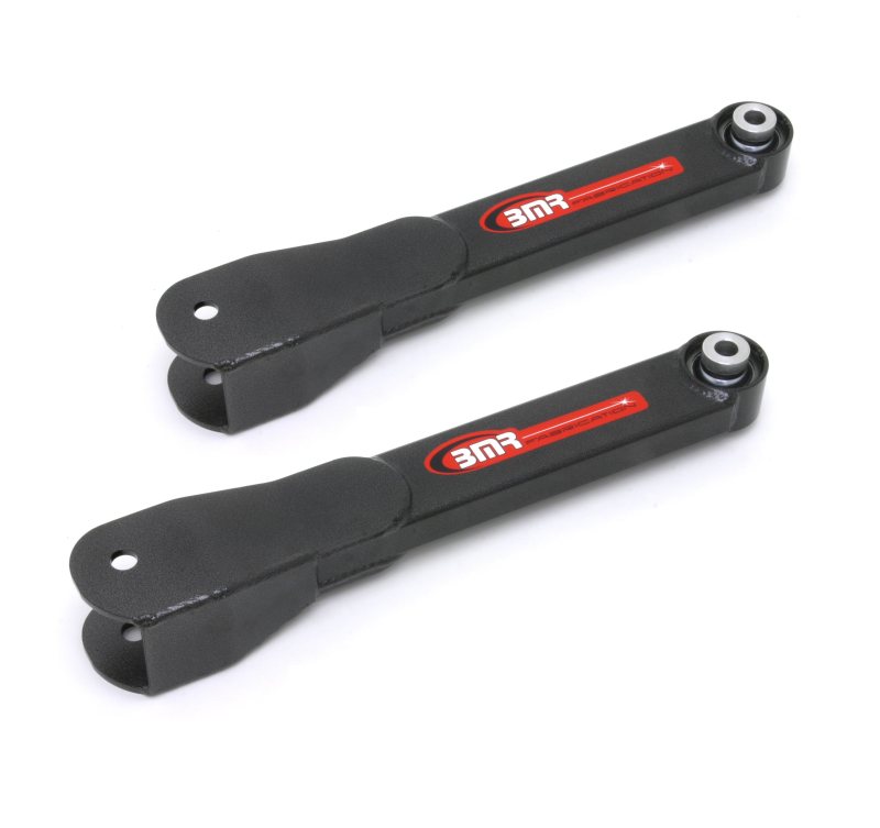 BMR 10-15 5th Gen Camaro Rear Non-Adj. Trailing Arms w/ Spherical Bearings - Black Hammertone-thumbmail-1